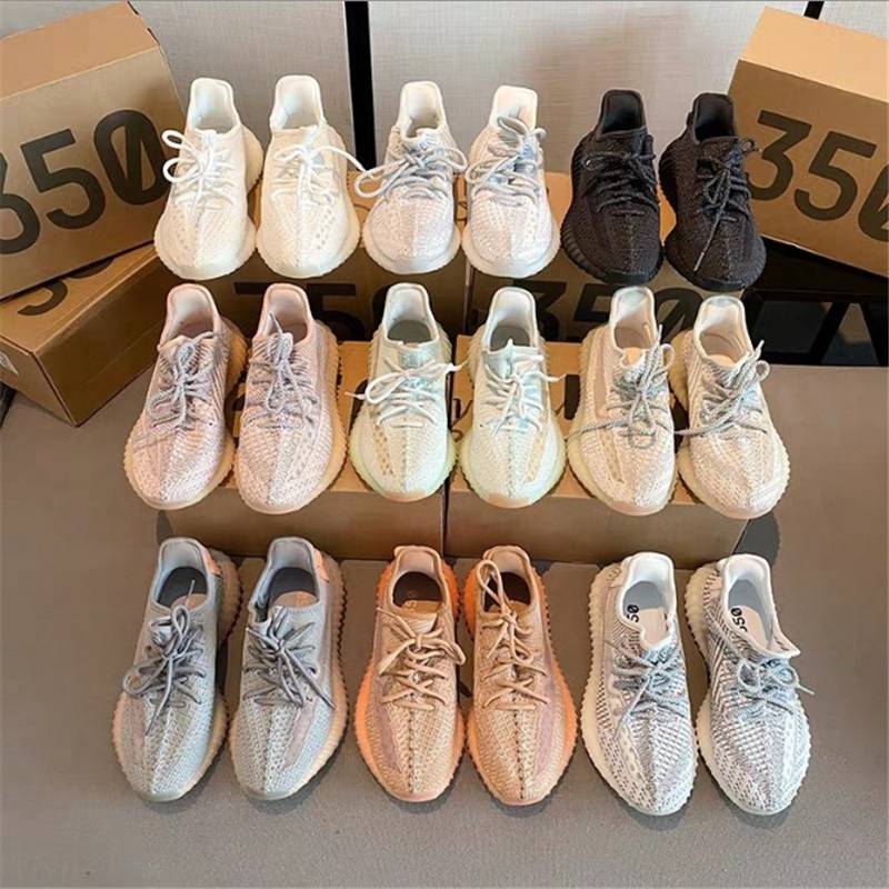 Adidas Yeezy Boost 350 V2  Running Trainers Lace up Athletic Fitness Sneakers AD350V2-2