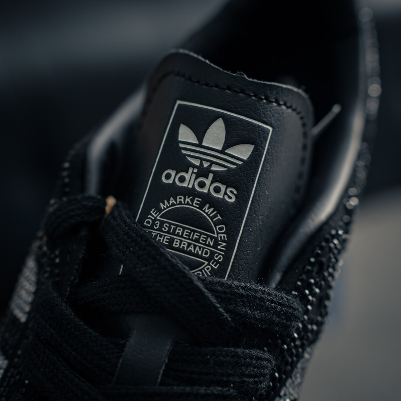 adidas Originals Samba Rhinestone Embellished Sneakers for Men Women,  Black Suede Sparkly Crystal 3-Stripes Retro Gum Sole Casual Walking Trainers